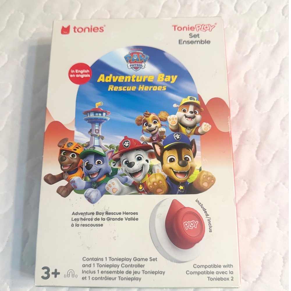 Tonies Kids PAW Patrol Adventure Bay Rescue Heroes Game Set White FOR Toniebox 2
